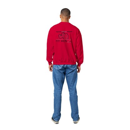 FitMenz Red - Classic Crewneck Sweatshirt