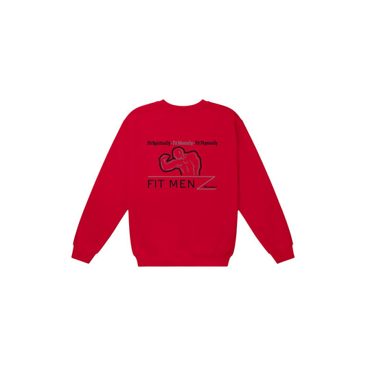 FitMenz Red - Classic Crewneck Sweatshirt